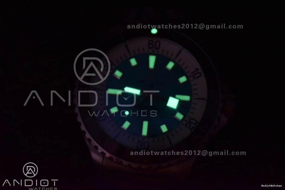 44 on A Bracelet Automatic Blue 1:1 Best Versatile Edition SS Tiffany SuperOcean TF Dial 480 1103